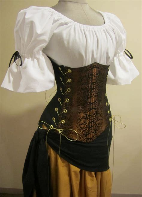 renaissance corset dress|medieval pirate corset dress.